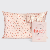 Kitsch® Satin Cherry Print Pillowcase - Standard