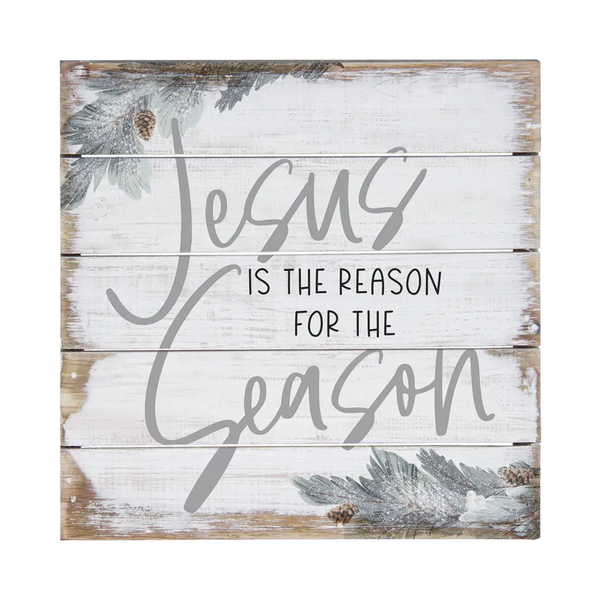 Sincere Surroundings® Wooden Pallet Sign - Jesus is the Reason