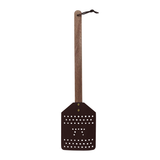 Outset® Leather & Acacia Wood Fly Swatter