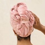 Kitsch® Plush Microfiber Hair Towel Turban - Terracotta