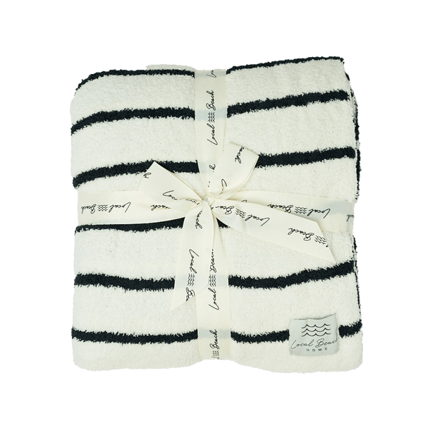 Local Beach® Striped Luxe Home Cozy Blanket