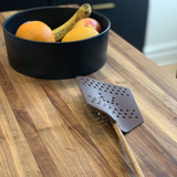 Outset® Leather & Acacia Wood Fly Swatter