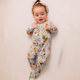Milk Snob® Footed Jammies - Strawberry Fields