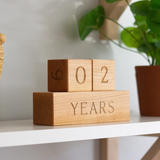 Gladfolk® Wooden Maple Heirloom Milestone Blocks