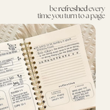Steadfast and Sustained® Church Notes Journal- Cream
