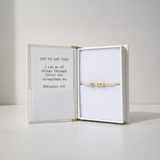 Lenny & Eva® Sentiment Bracelet - Philippinas 4:13 You've Got This