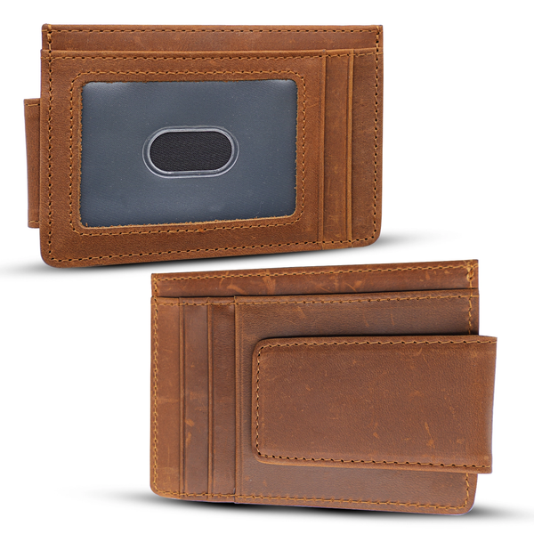 American Leather Goods® Leather Magnet Money Clip Wallet