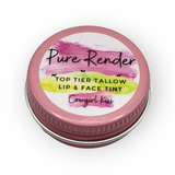 Pure Render Tallow® Wagyu Tallow Lip & Face Tint - Cowgirl Kiss