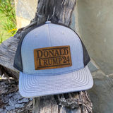 Hometown Co® Donald Trump 2024 Leather Patch Hat