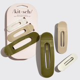 Kitsch® Flat Lay Claw Clip -3 piece Set - Eucalyptus