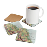 Daisy Mae Designs® Vintage Map Yuma Area Coasters - Set of 4