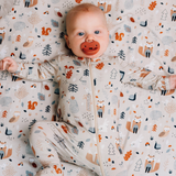 Milk Snob® Footed Jammies - Cozy Woodland