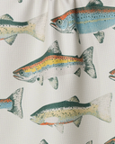 Geometry House® Kitchen Dish Tea Towel - Fishing