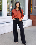 Grace & Lace® Fab-Fit Work Pant Wide Leg