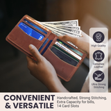 American Leather Goods® Genuine Leather BiFold Wallet