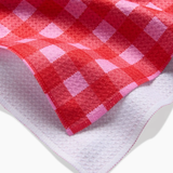 Geometry House® Kitchen Dish Tea Towel - Cherry Gingham