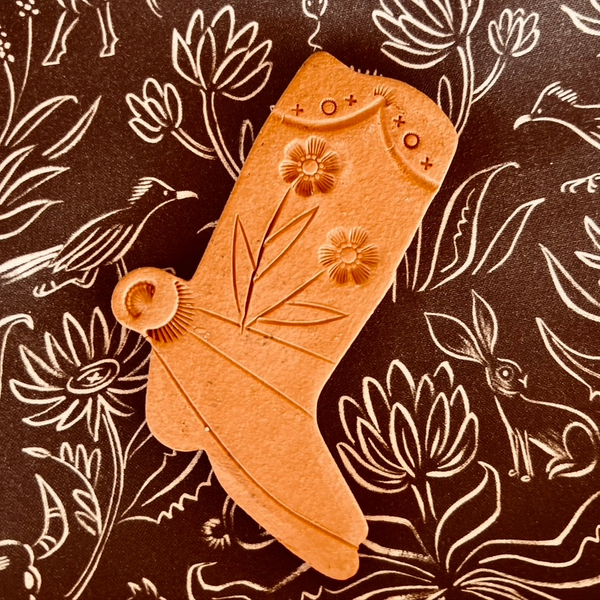 Tough Kitty Designs® Terra Cotta Brown Sugar Saver - Boots