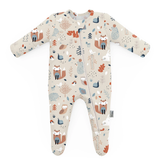 Milk Snob® Footed Jammies - Cozy Woodland