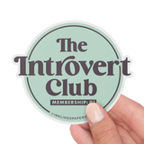 Inklings Paperie® Vinyl Sticker - Introvert Club
