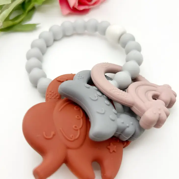 Gummy Chic® Silicone Ring Teether