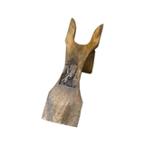 Wilco Home® Branding Iron Carved Mango Wood Boot Jack
