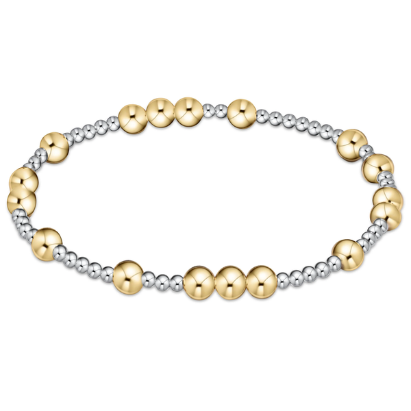 enewton® Classic Hope Unwritten Mixed Metal 5mm Bead Bracelet