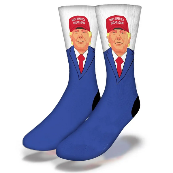 Savvy Socks® Trump Make America Great Again