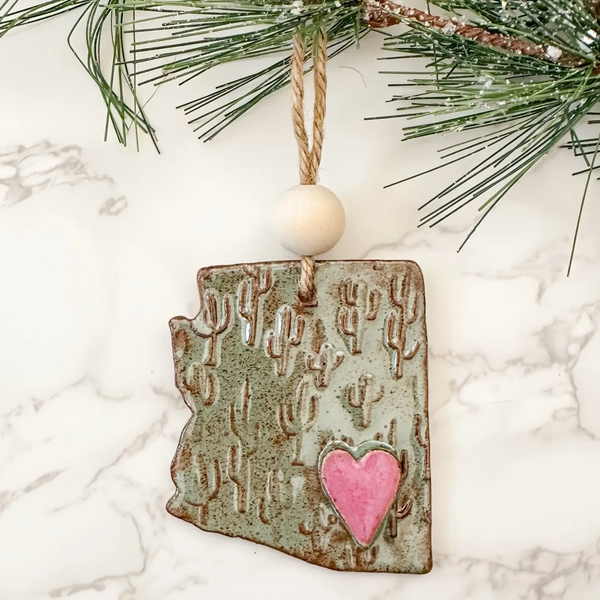 Laura Duncan Ceramics® Arizona State Ornament