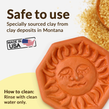 JBK Pottery® Terra Cotta Brown Sugar Saver