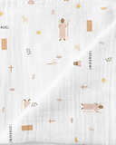 Be a Heart® Jesus Muslin Swaddle Baby Blanket