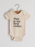 Gladfolk® My First Rodeo Organic Baby Bodysuit