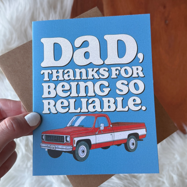 Big Moods® Card - Thanks for Being So Reliable - Father's Day