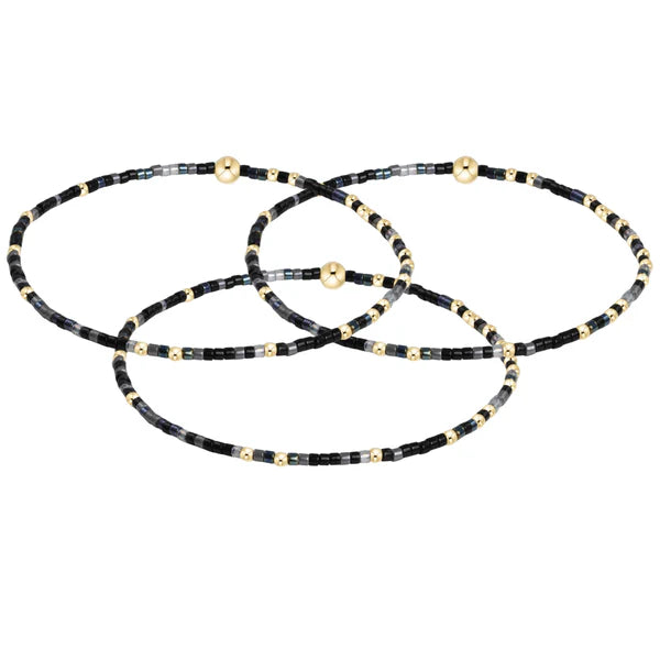 enewton® Extends Hope Unwritten- 2mm Gold Bead Bracelet - Nothing Good After Midnight