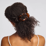 Kitsch® Small Flat Cloud Clip in Tortoise