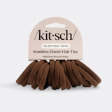 Kitsch® Recycled Nylon Elastics - 20 piece Set - Chocolate