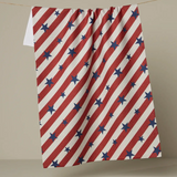 Geometry House® Kitchen Dish Tea Towel - Patriotic Stripe