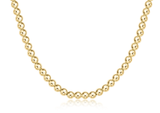 enewton® Classic Gold Choker 5mm Bead Necklace - 17"