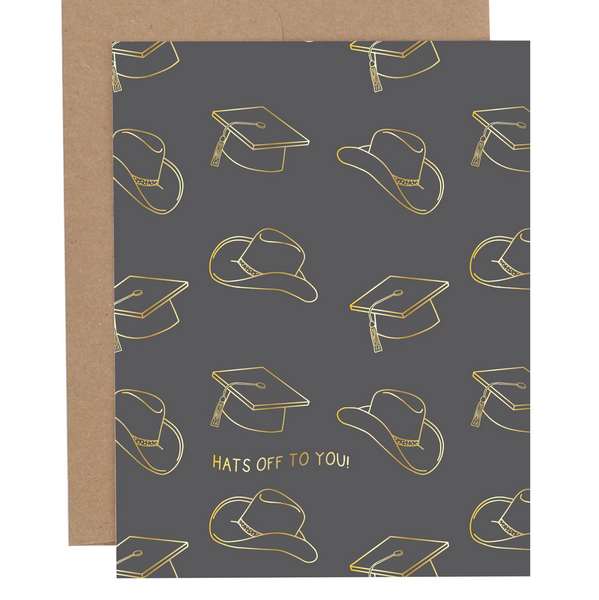 Callie Danielle® Greeting Card - Hats Off to You Graduate