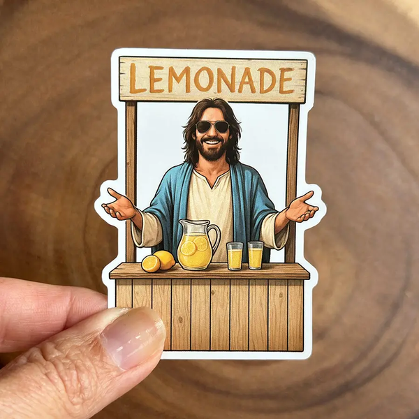 Missional Merch® Sticker - Jesus Making Lemonade