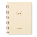 Ruff House Print Shop® 2026 Gold Plated Dated Planner : Calendar Year