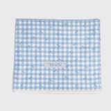 Kitsch® Extra Large Quick-Dry Hair Towel Wrap- Gingham Blue