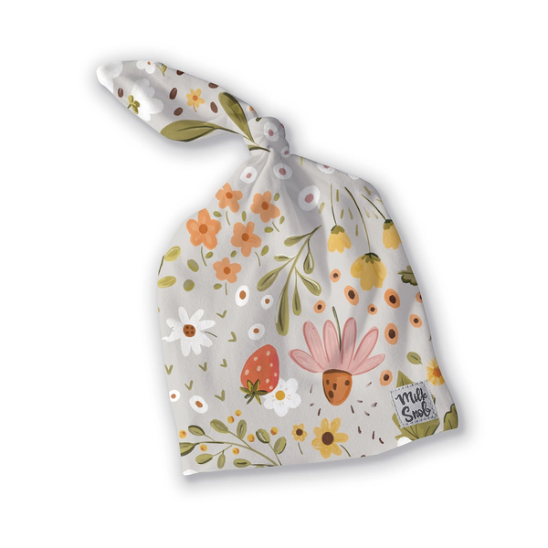 Milk Snob® Knotted Hat - Strawberry Fields