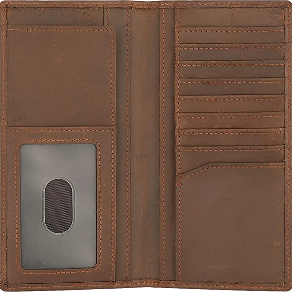 American Leather Goods® Genuine Leather Long BiFold Wallet