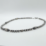 Ella E Designs® Sterling Silver Navajo Pearl Bead Necklace - Mixed 4mm