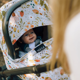 Milk Snob® Car Seat and Nursing Cover Strawberry Fields