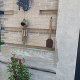 Outset® Leather & Acacia Wood Fly Swatter