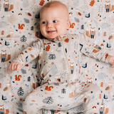 Milk Snob® Footed Jammies - Cozy Woodland