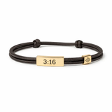 Lenny & Eva® Sentiment Bracelet -John 3:16