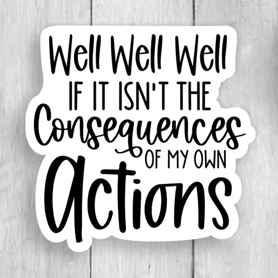 Expression Design® Vinyl Sticker - Well Well Well