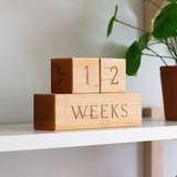 Gladfolk® Wooden Maple Heirloom Milestone Blocks